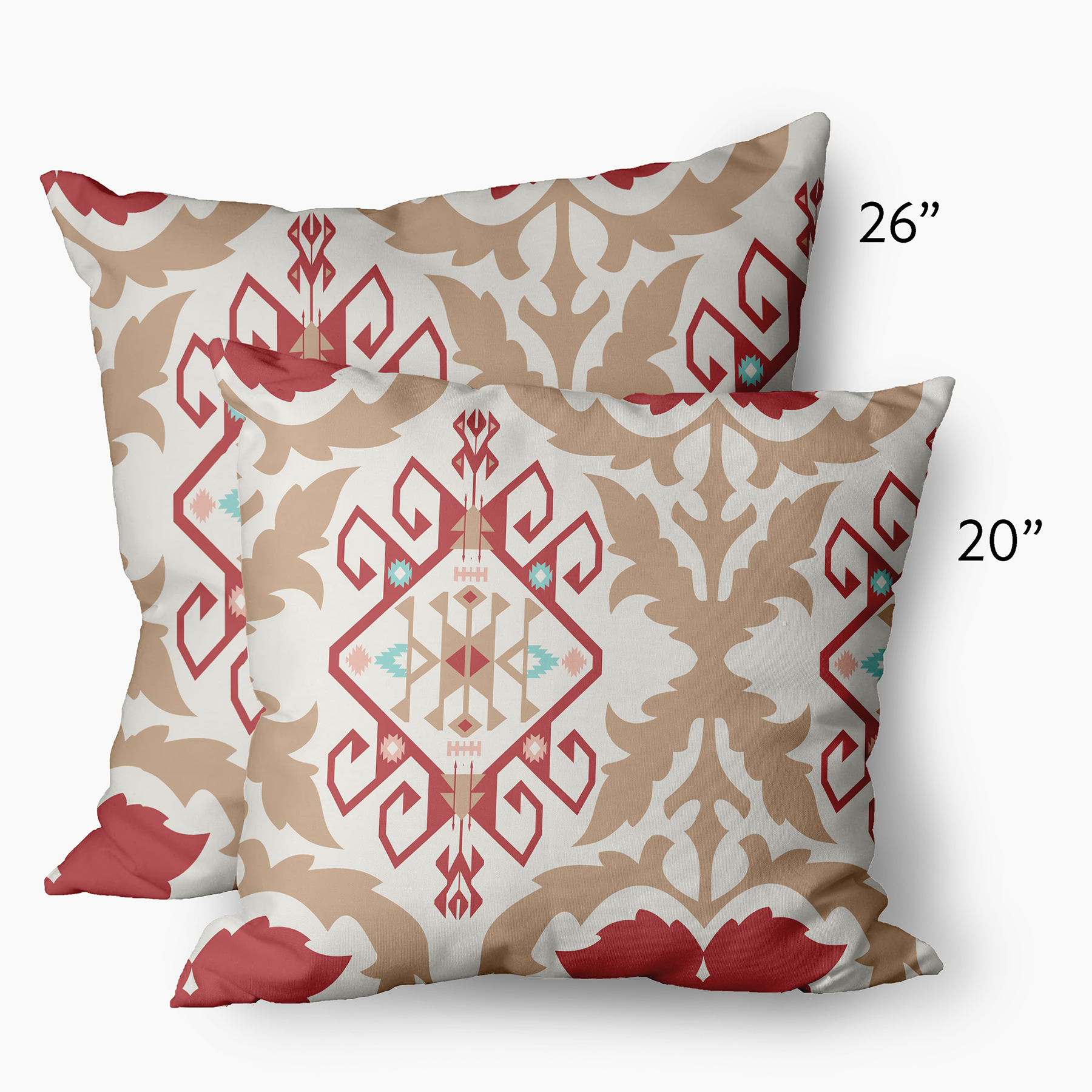 26" x 26" Simply Daisy Bombay Medallion Decorative Throw Pillow