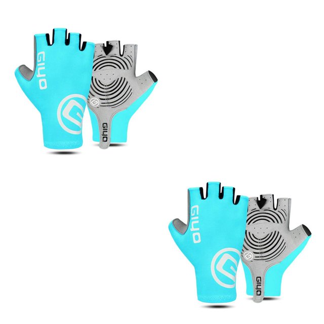 Guantes Sonducket medio para bicicleta Azul claro S 2piezas
