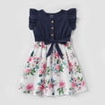 thumbnail image 3 of goowrom Robe/combinaison Florale Assortie Maman-Moi à Manches à Volants, 3 of 5