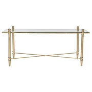 Safavieh Tait Coffee Table, Antique Gold Leaf