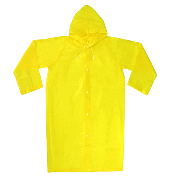 Unisex Adult Portable Raincoat Rain Poncho EVA Reusable with Hoods and ...