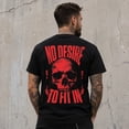 thumbnail image 2 of No Desire to Fit In Skull Graphic T-Shirt, Unisex Classic Fit Cotton Tee, 2 of 9