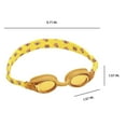 thumbnail image 6 of Puddle Jumper Child Fabric Swim Goggles, Yellow, Non-Latex and Non-PVC, Kids Ages 3+, 6 of 14
