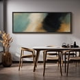 thumbnail image 5 of Large Framed Canvas Print Abstract Modern Wall Art Neutral Decorative for Living room Bedroom - 60"x20" Black Frame, 5 of 8