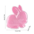 thumbnail image 2 of Eoozwa Easter Bunny Transparent Storage Box Plastic Candy Snack Container for Gift Packaging Party Favors Small Item Organizer, 2 of 6