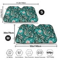thumbnail image 3 of Kdxio Lephants in the Jungle Print Windshield Sun Shade,UV Rays and Sun Heat Protection,Sunshade for Car Windshield,Car Shade Front Windshield - Medium, 3 of 6