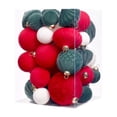 thumbnail image 3 of 35 bolas colgantes para decorar árboles de Navidad, multifunción, manualidades, regalos de fiesta, bolas de Navidad, adornos para cumpleaños Rojo Verde, 3 of 8