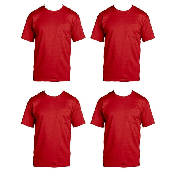 fruit of the loom mens pocket t