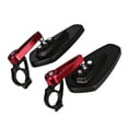thumbnail image 4 of Pair CNC Handle Bar End Rearview Rearview Rear View Mirrors Side Mirrors Side View Mirrors Fit for Motorcycle Red, 4 of 7
