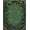 Green, Pattern 3, variant on ODIKA 8'x10' Machine Washable Non-Slip Area Rug, Haunting Nocturnal Forest Round Eerie Design High Traffic Rug, Blue, 164721