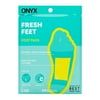 ONYX Professional Fresh feet Foot Pads, 2 Pairs, One Size