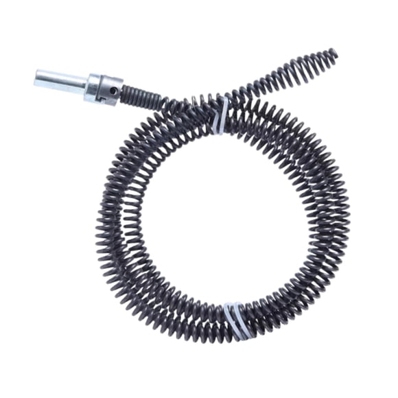 Desatascador de tuberías con cable y taladro, práctico para desatascar inodoros. 250 centímetros