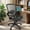 Black without headrest, variant on XunKA Ergonomic Swivel Task Chair High Back Home Desk Chair Computer Office Chair Mesh Rolling Work Chairs with Flip Up Arms Height Adjustable Swivel Wheels for Adult