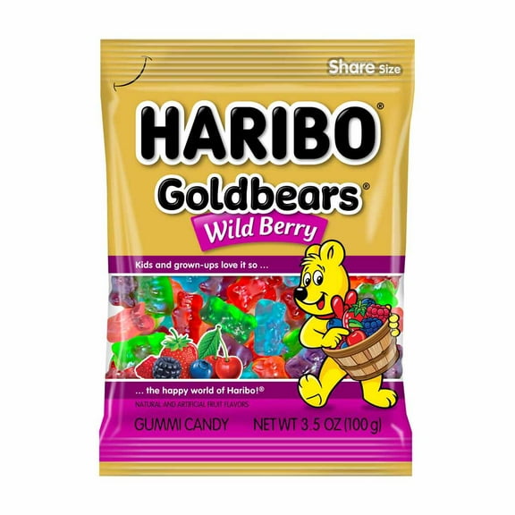 Haribo Goldbears Wild Berry, 3.5 oz.