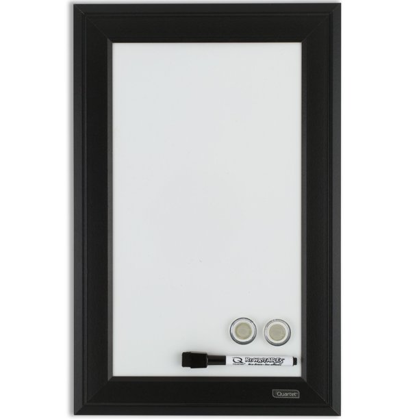 Quartet DryErase Board, 11" x 17 ", Black Frame