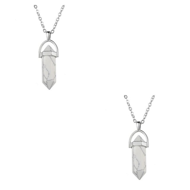maskred Hexagon Column Charm Findings Handmade Holiday Hanging Pendants Crystal Necklace Earring Keychains Decorations Follie 2Set