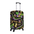 thumbnail image 3 of Easygdp Mardi Gras3 Print Elastic and Washable Suitcase Protective Cover with Hidden Zipper Fits 18-32 inch Luggage -X-Large, 3 of 9