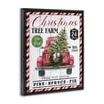 thumbnail image 4 of Stupell Industries Holiday Tree Farm Sign Holiday Painting Black Floater Framed Canvas Art Prints Wall Art, 25 x 31, 4 of 10