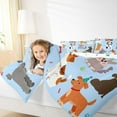 thumbnail image 4 of Homewish Kawaii Animal Dogs 2pcs Bedding Comforter Set for Boys Girls,Cute Pet Twin Comforter Sets,Happy Birthday Breathable Bedding Set,Breathable Home Decor,Reversible, 4 of 8