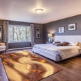 thumbnail image 2 of Orange Brown Marble Area Rugs, Light Luxury Retro Indoor Rugs, Washable Non-Skid Mat Soft And Easy To Clean For Kids Teen Girls Boys Living Room Bedroom Office, 2 of 7