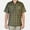 Green Plaid, variant on Half Zip Short Sleeve Plaid