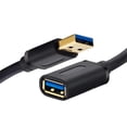 thumbnail image 1 of xianyou-USB 3.0 Câble d'Extension 1.5 Pieds, USB 3.0 Cordon d'Extension Haute Vitesse Type A Mâle vers une Femelle pour PlayStation, Xbox, Clé USB, Disque Dur, Lecteur de Carte, Scanner, Imprimante, Clavier (1.5 Pieds-Lot de 1), 1 of 4