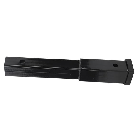 Black Hitch Receiver Extension 12 Inch Hitch Receiver Extender Black 5000 Lbs Towing Capacity Reliable Hitch Extension For 2 Inch Receiver Tube Tow Bar Shank