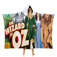 thumbnail image 1 of El Mago de Oz Manta Capa con Capucha Anti-Bolitas, Manta de Lana Ártica Suave, Manta Portátil de Felpa Ligera y Lujosa, Poncho para Siesta en Casa y Oficina, 100*130cm, 1 of 6