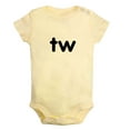 thumbnail image 5 of iDzn Pack of 2, Twins tw & in Novelty Rompers For Babies, Newborn Baby Unisex Bodysuits, Infant Jumpsuits, Toddler 0-24 Months Kids One-Piece Oufits, 5 of 5