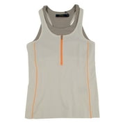 Women's 1/2 Zip Racerback Tennis Tank-PW-S