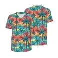 thumbnail image 3 of Daiia Hawaii Palms Mens Baseball Jersey Button Down Shirts Short Sleeve Sports Uniforms-Large, 3 of 9