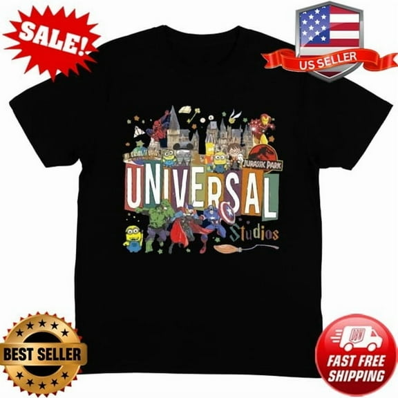 Vintage Universal Studios Shirt, Universal Studios Family Vacation 2025 T-Shirt