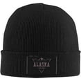 thumbnail image 2 of Vintage Series - Alaska Est 1959 Beanie Hats for Women Men Black Skull Cap Knit Slouchy Stocking Hats Beanie Cap, 2 of 9