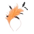 thumbnail image 4 of Sparkling Feathered Carnival Hairband for Women, Bendable Headpiece with Elastic for 1920s Theme Parties & Stage Performances, 4 of 8