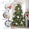 thumbnail image 3 of Flores navideñas artificiales Alupssuc Poinsettia de 6 pulgadas, 24 unidades, 3 of 7