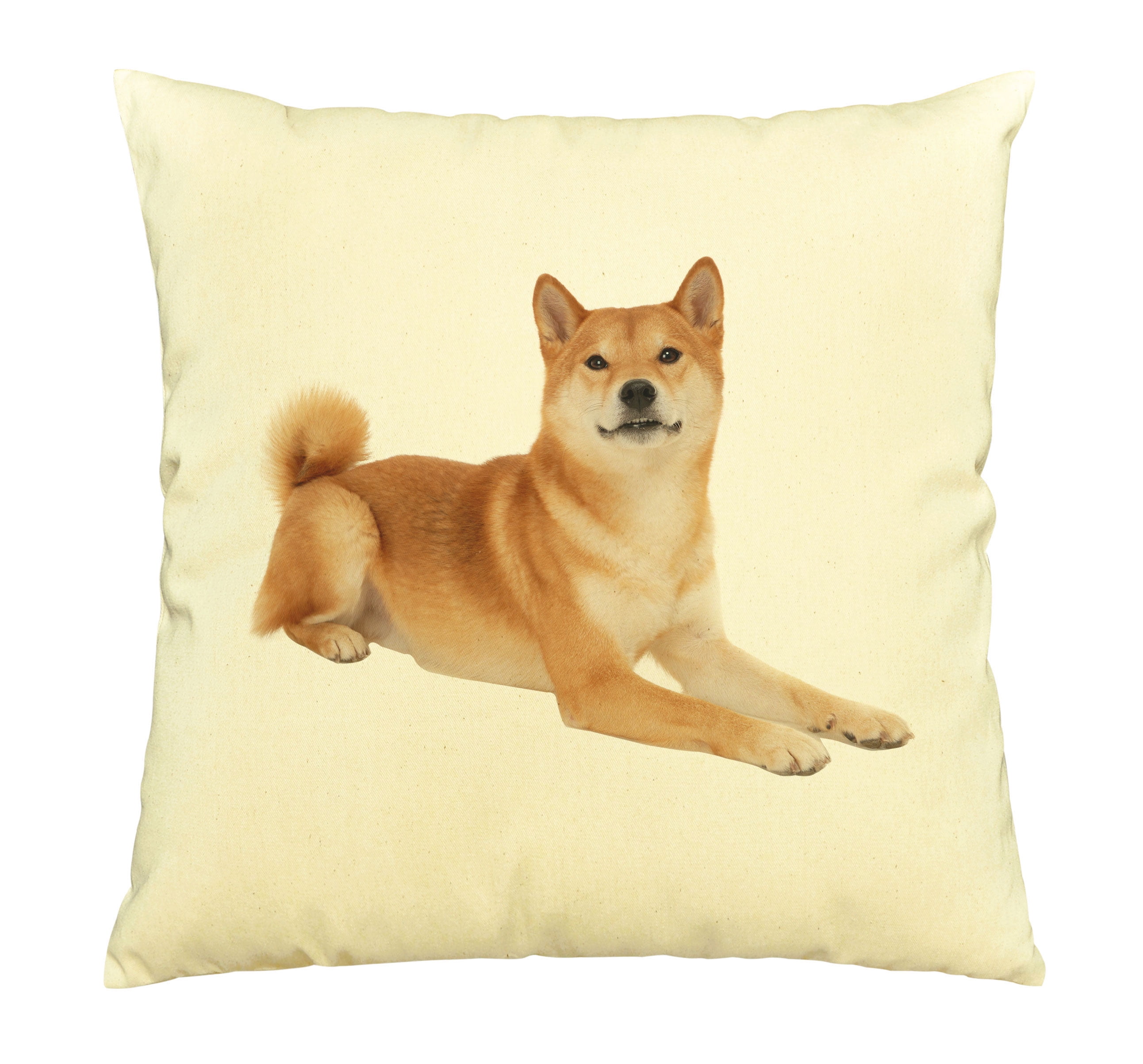 shiba throw pillow