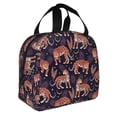 thumbnail image 2 of Easygdp Leopard Print Bolsa Térmica Premium - Tela Oxford Impermeable, Gran Capacidad, Bolsillo Frontal, Unisex para Trabajo, Escuela, Actividades al Aire Libre y Picnics, 2 of 8