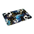 thumbnail image 2 of Xecao Football print Flannel Mat: Non-slip, 16x24in. Ideal for kitchen, bedroom, bath & living room., 2 of 9