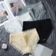thumbnail image 4 of Bragas de carbón de algodón de hilo de mujer Calzoncillos sexy informales transpirables de cintura media, 4 of 4