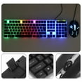 thumbnail image 3 of LOLIPPYY Black Gaming Keyboard and Mouse Set for PC, Back to School Essential, Wired Combo for Gamers and Students, 3 of 7