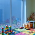 thumbnail image 2 of REGALWOVEN One Way Privacy Window Film for Home and Office - Heat Control and Static Cling Dark Blue 39.4 x 23.6 Inch, 2 of 7