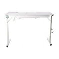 thumbnail image 3 of Sewingrite Foldable Sewing Craft Hobby Utility Table - White, 3 of 7