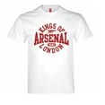 thumbnail image 1 of Arsenal FC - Camiseta Logotipo para Adultos Unisex (Blanco, Rojo), 1 of 2