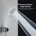 thumbnail image 4 of Dnogom Supercharged Water Pressure Shower Head With Stop Button,8.7" Multi-Mode Anti-Clog Showerhead Nozzle For Home Hotel Bathrooms, 4 of 7