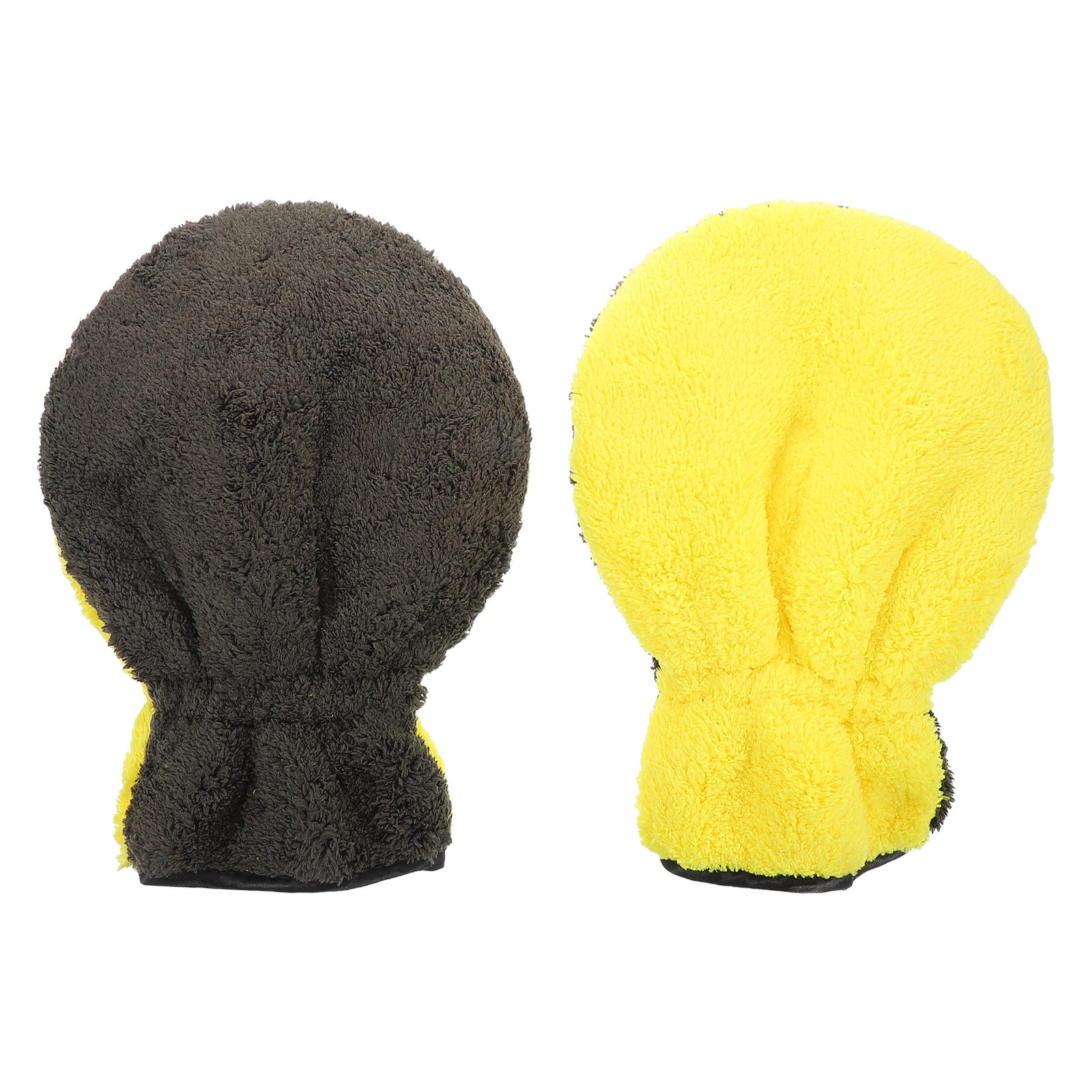 Raindrops 2-Pack Car Wash Cleaning Mitts Gloves Multi-Functional Reusable Soft Pet Bathing Gloves for Car Motorcycle & Home Cleaning
