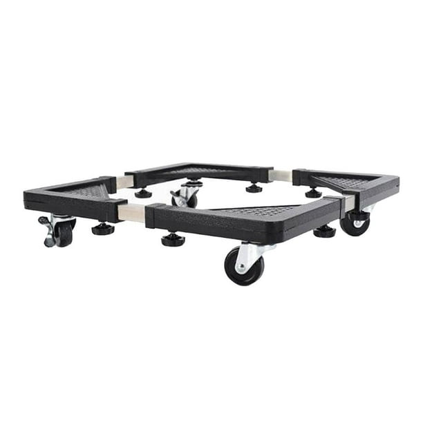 Carro de muebles ajustable, soporte para lavadora, base para refrigerador, carrito móvil Los 56x56cm