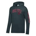 thumbnail image 2 of Men's ComfortWash  Charcoal Ohio State Buckeyes Long Sleeve Hooded T-Shirt, 2 of 3
