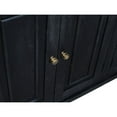 thumbnail image 2 of Jenna 6-Door Sideboard in Farmhouse Charcoal Gray Finish on Solid Wood, 2 of 6