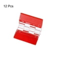thumbnail image 3 of Uxcell 12Pack 30x35mm Acrylic Hinges Self Adhesive Clear Continuous Piano Folding Hinge, 3 of 6