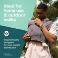 thumbnail image 3 of Koala Babycare Baby Carrier Wrap, Easy to Wear As a T-Shirt - Original Baby Carrier Newborn to Toddler - Sling One Size Fits All - Baby Wraps Carrier Up to 22lbs, 3 of 8